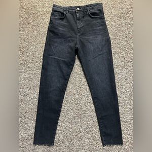 Zara Black High Rise Mom Jeans, size 10